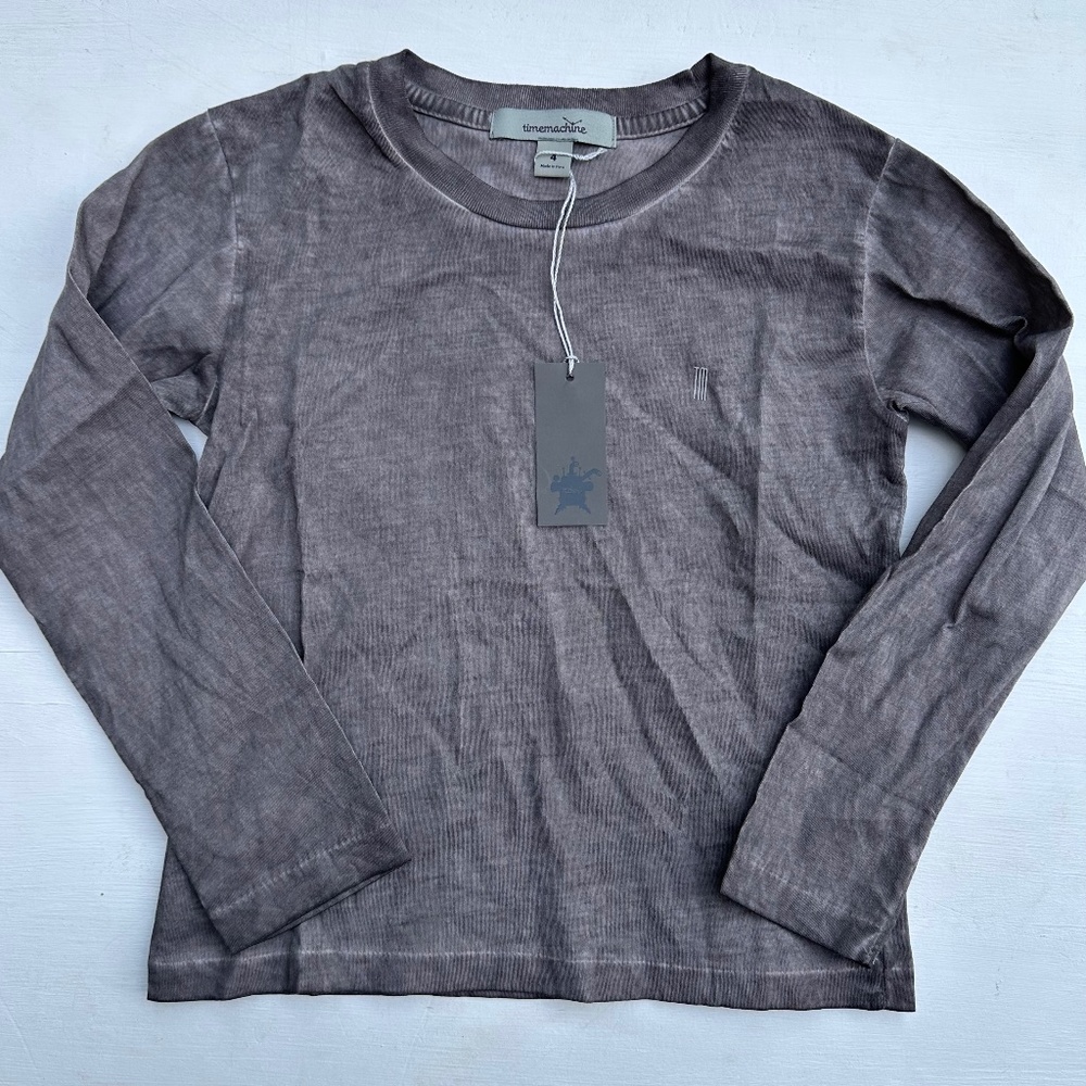 NWT Timemachine Peruvian Cotton Long Sleeve Tee